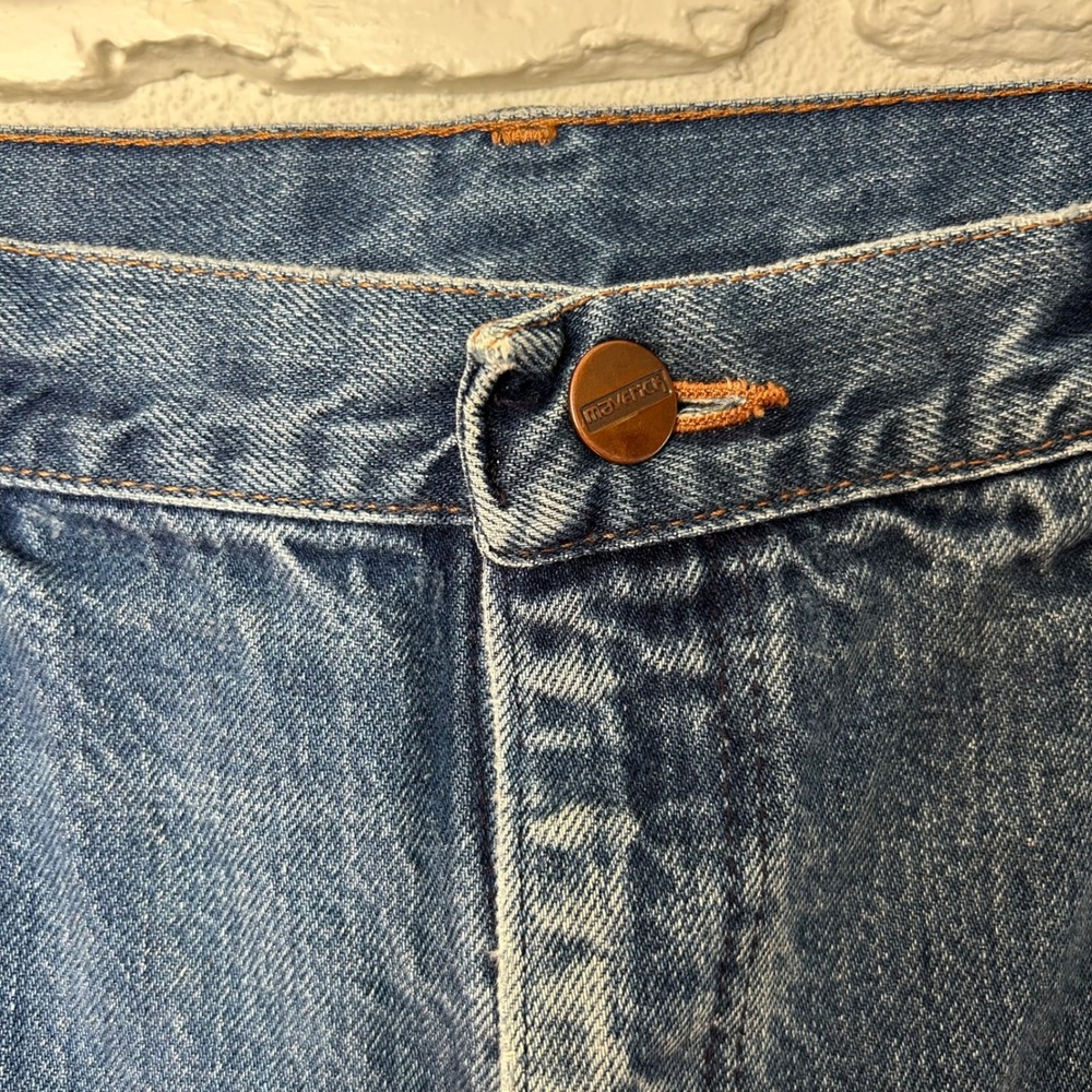 Vintage Maverick Straight Leg Jean Mens Size 36L 32x32 - Picture 2 of 6
